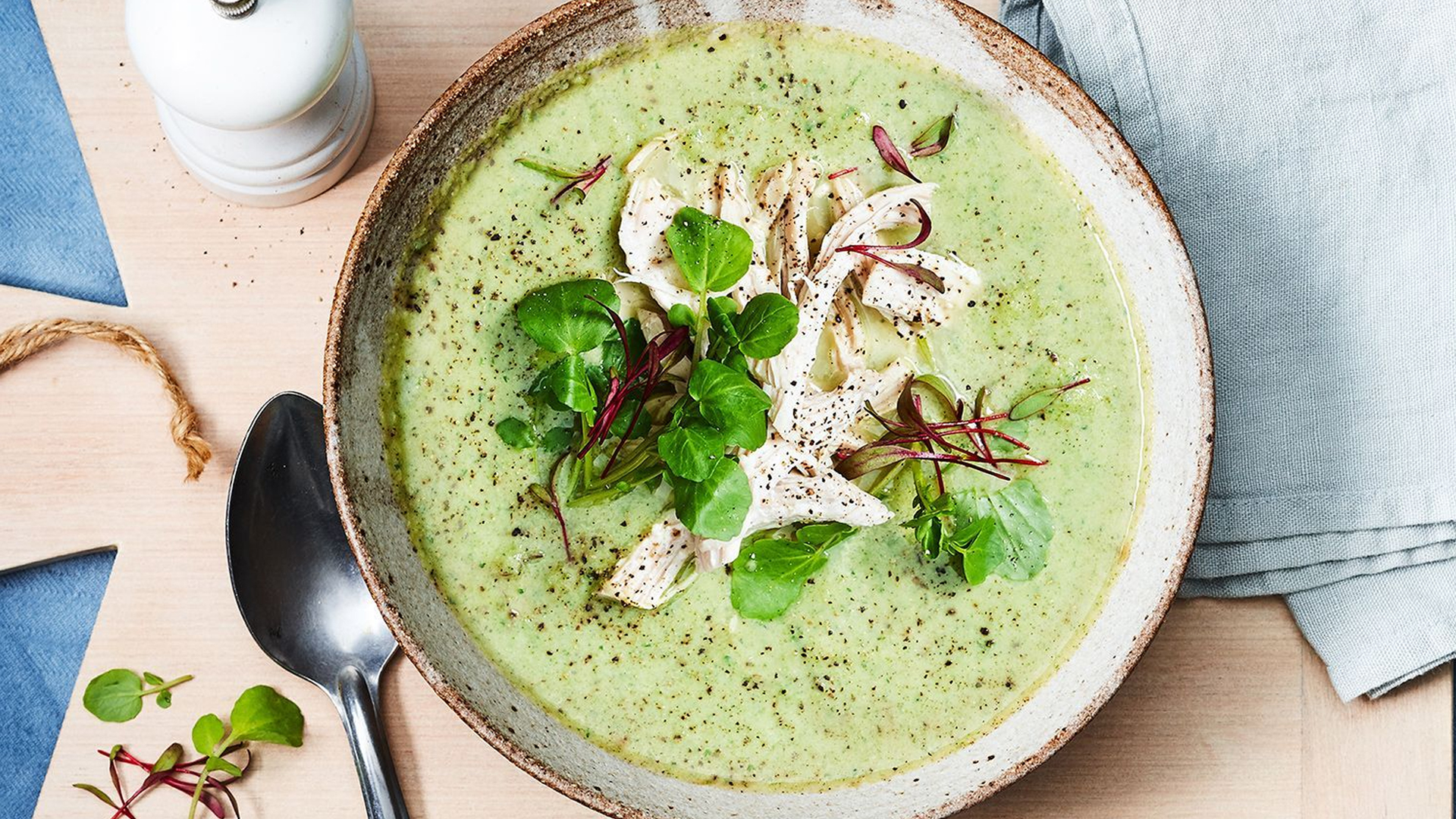 broccoli soup with chicken 