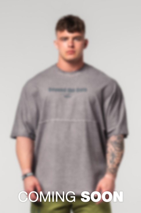 Washed-off Oversized Heavyweight Cotton T-shirt NO SHORTCUTS 369