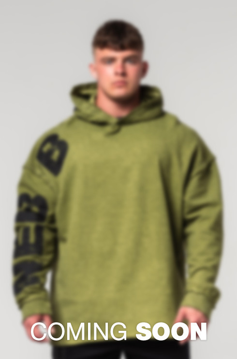 Washed-off Oversized Pullover Hoodie NO BS 371