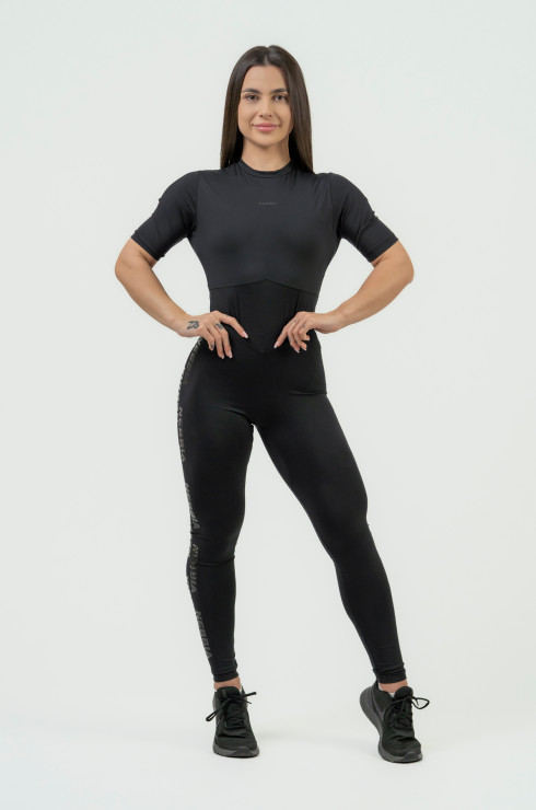 Dewadbow Bodysuits Women Romper Striped Tight Leggings Jumpsuit Athletic 