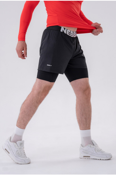 Double-Layer Shorts with Smart Pockets 318