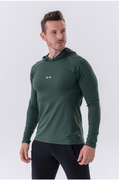 Long-sleeve T-shirt with a hoodie 330