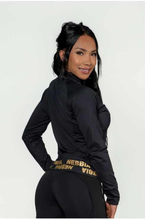NEBBIA Women's Zip-Up Jacket INTENSE Warm-Up 833 Gold