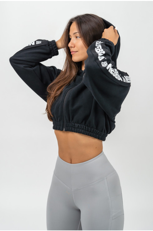 Cropped Zip-Up Hoodie ICONIC 254