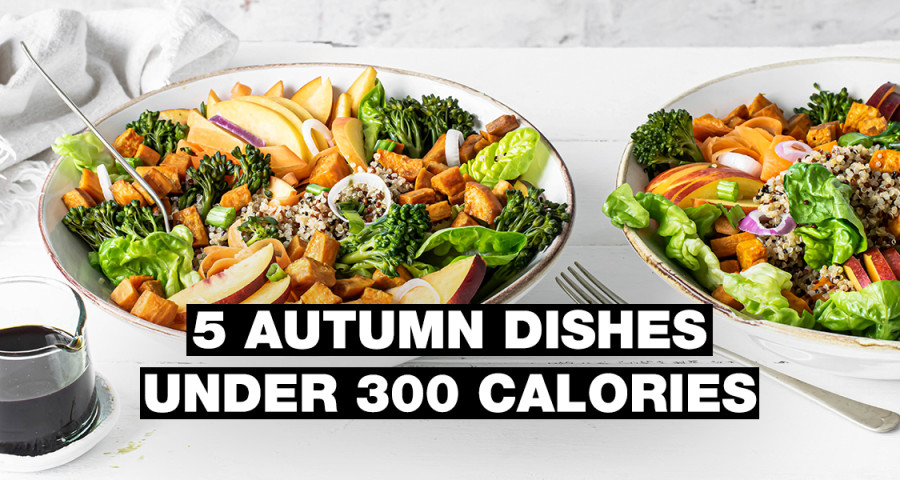 5 Recetas de otoño por debajo de las 300 kcal: ¡Te encantarán! 
