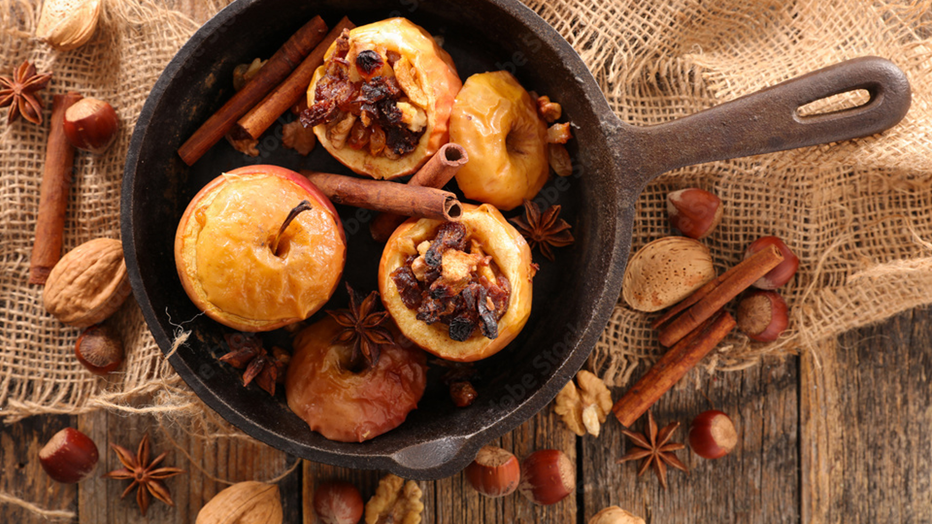 baked apples with oats